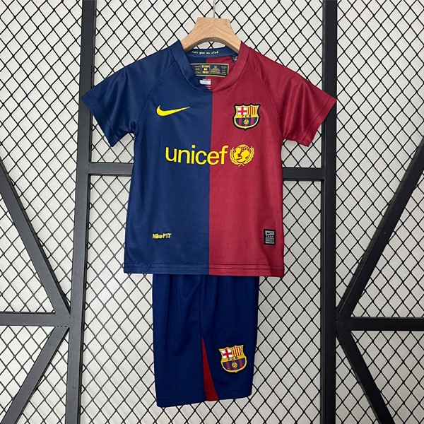 Camiseta Barcelona 1ª Retro Niño 2008 2009